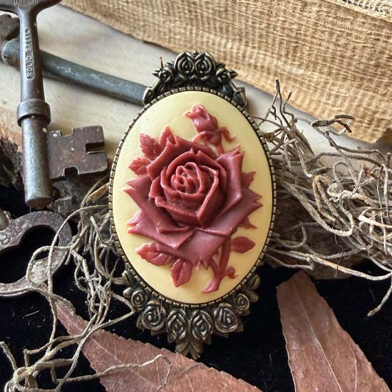 AUTUMN ROSE Brooch