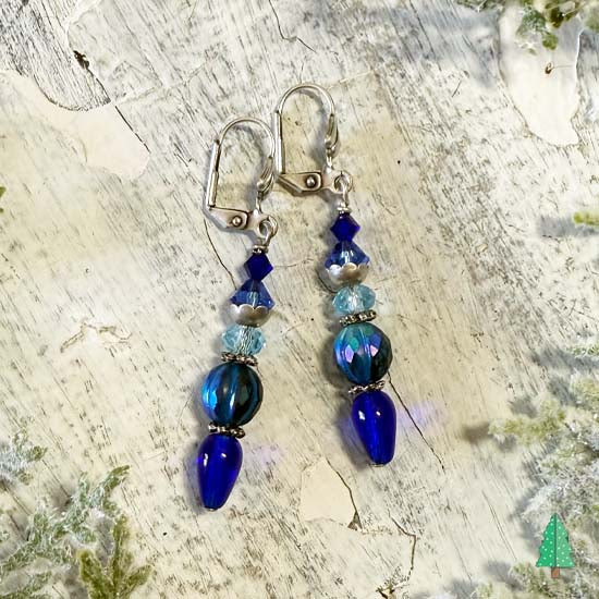 BLUE ICICLES Earrings