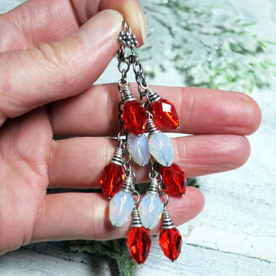 Candy Cane Lights Earrings