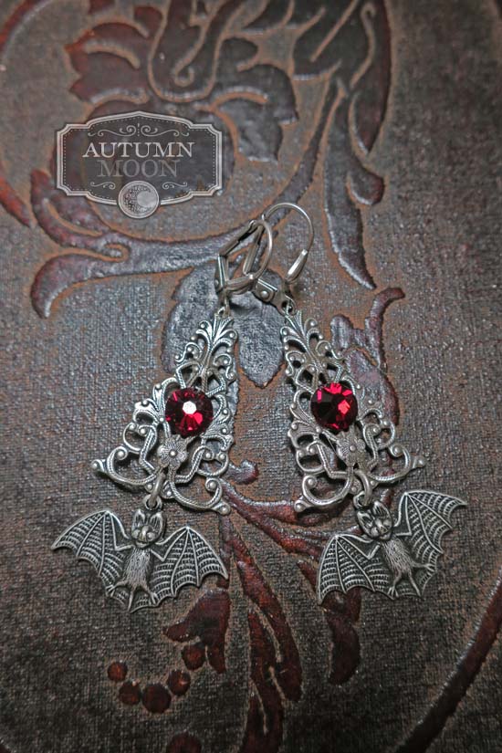 Shadows Collection: Crimson Shadows Earrings
