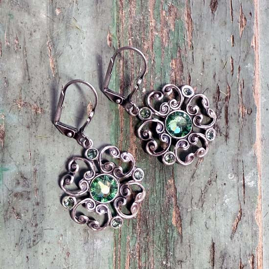RING OF KERRY Crystal Clover Earrings