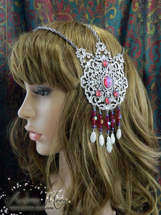 DRAGON LADY Mucha Style Headpiece