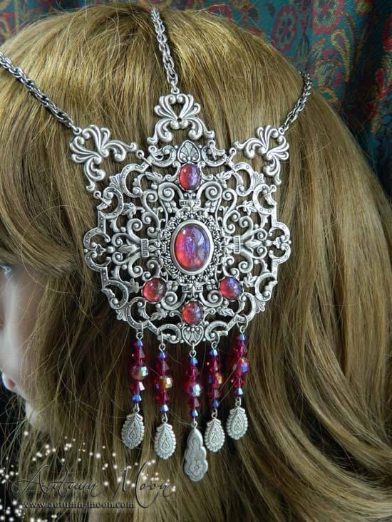 DRAGON LADY Mucha Style Headpiece