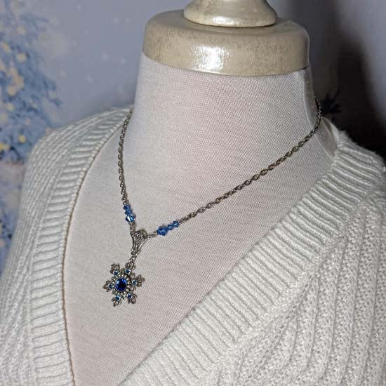 Flurries Collection - Frozen Lake Necklace
