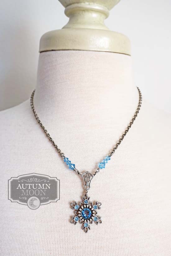 Flurries Collection - Frozen Snow Necklace