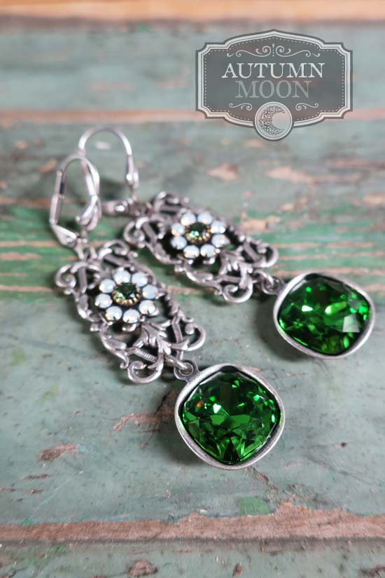 Regency Romance Earrings - Galway Garden