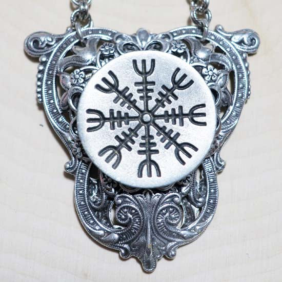 HELM OF AWE Shield Necklace