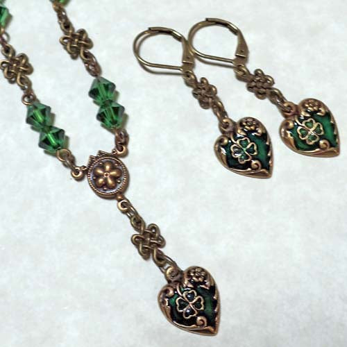 Irish at Heart - Necklace and Earring Set