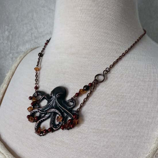 KRYSTAL KRAKEN Necklace - Autumn