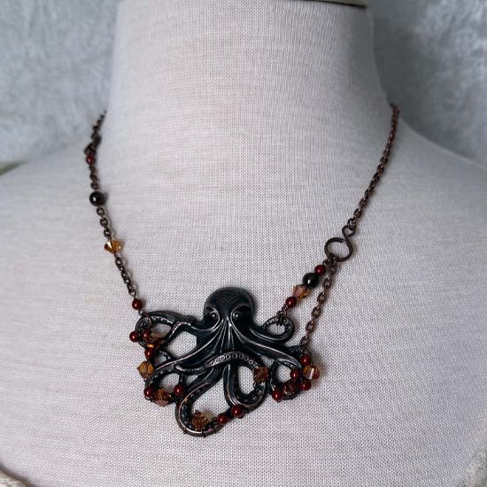 KRYSTAL KRAKEN Necklace - Autumn