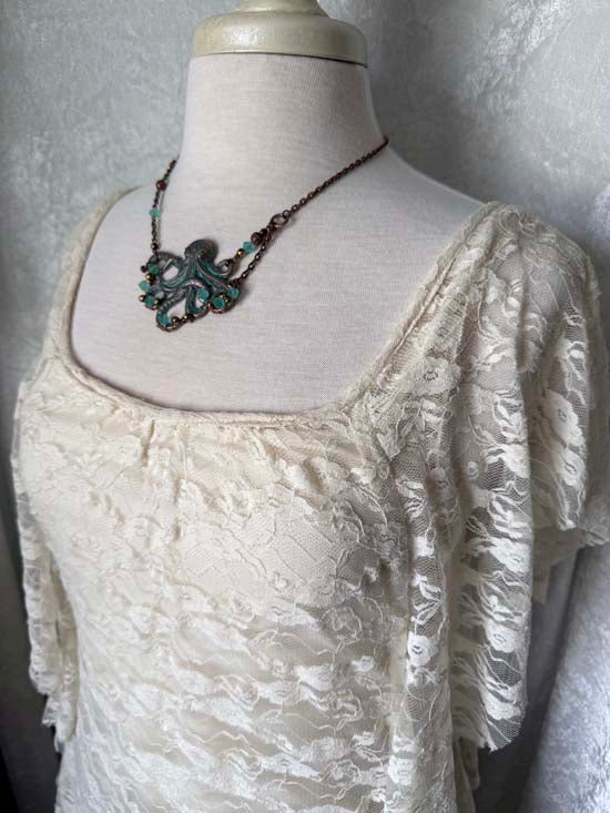 KRYSTAL KRAKEN Necklace - Deep Sea