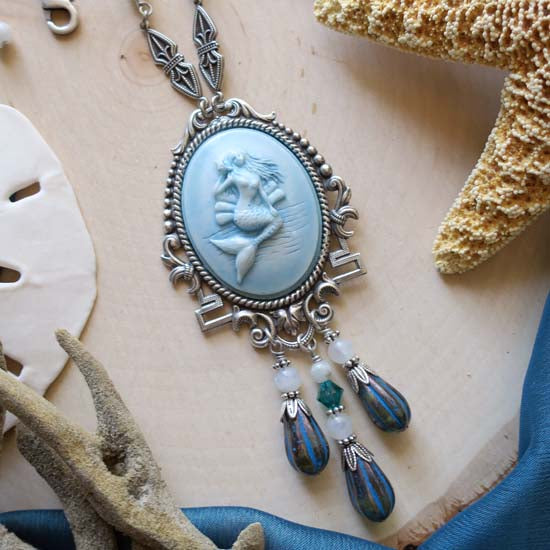 Moonstone Mermaid Necklace - Thetis
