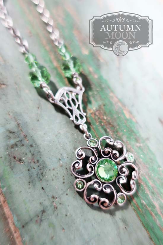 MOHER MEADOWS Crystal Clover Necklace