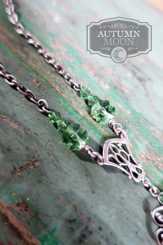 MOHER MEADOWS Crystal Clover Necklace