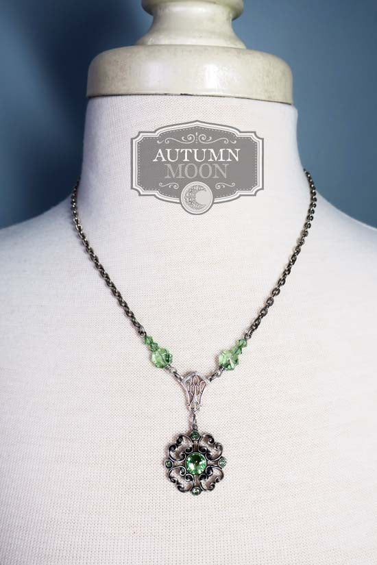 MOHER MEADOWS Crystal Clover Necklace