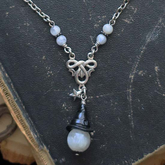 "Moonstone Witch" Necklace