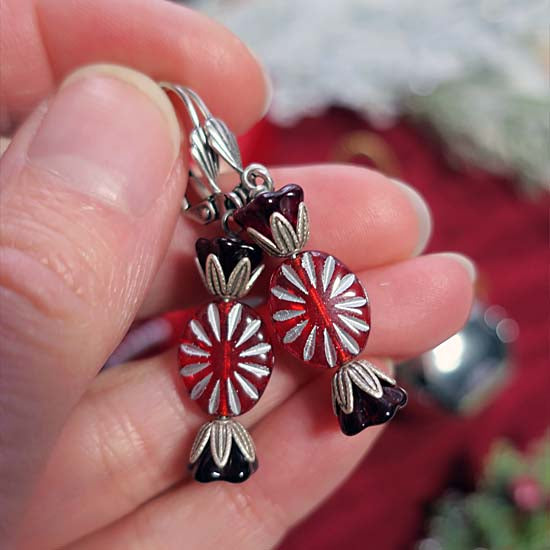 Old Fashioned Candy - Peppermint - Earrings