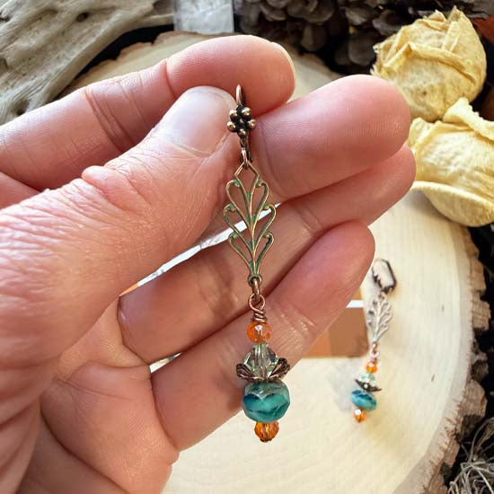 SEAGRASS SYMPHONY Necklace & Earring Set