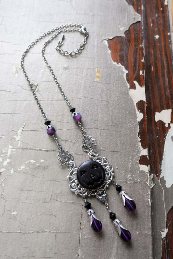 Shadow Pumpkin Necklace