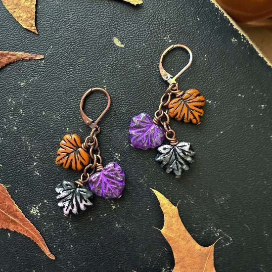 SLEEPY HOLLOW Earrings - antique copper