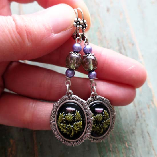 SCOTTISH THISTLE Earrings