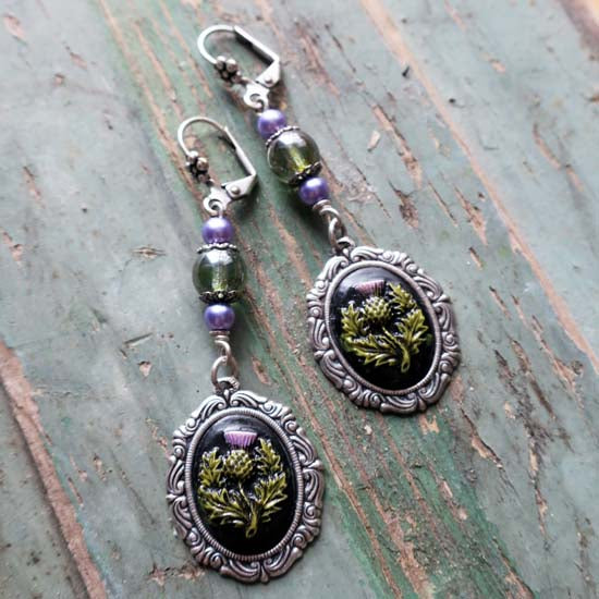 SCOTTISH THISTLE Earrings