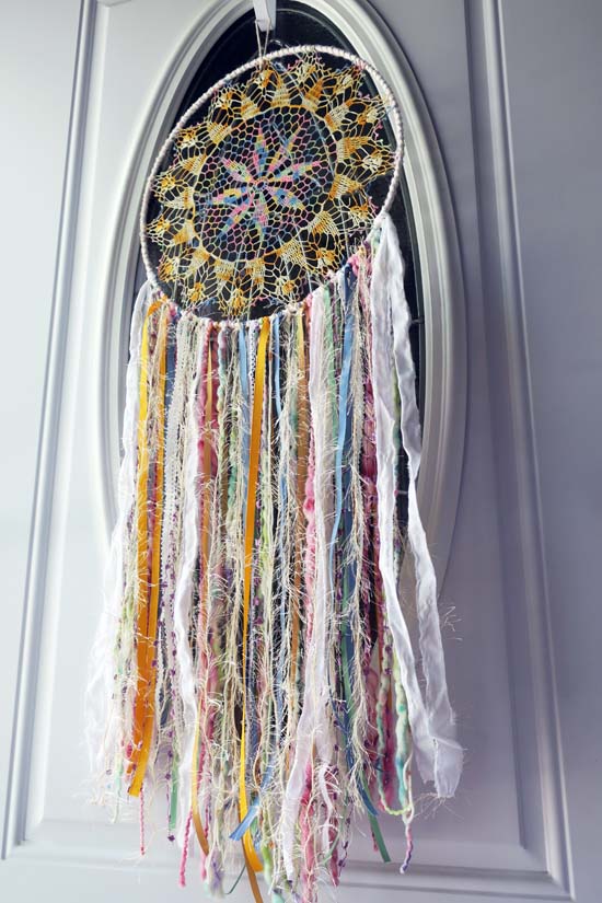 SUNSHINE IN THE GARDEN - Fantasy Dreamcatcher