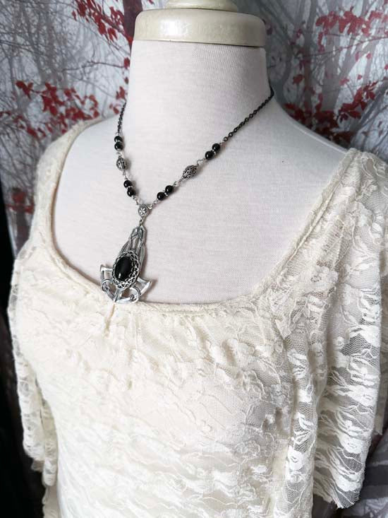 THOR'S HAMMER Necklace - Onyx