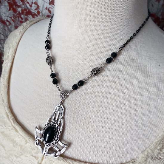 THOR'S HAMMER Necklace - Onyx