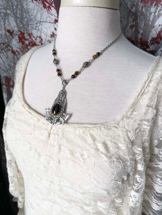 THOR'S HAMMER Necklace - Tiger Eye