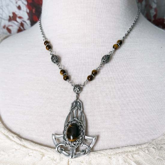 THOR'S HAMMER Necklace - Tiger Eye