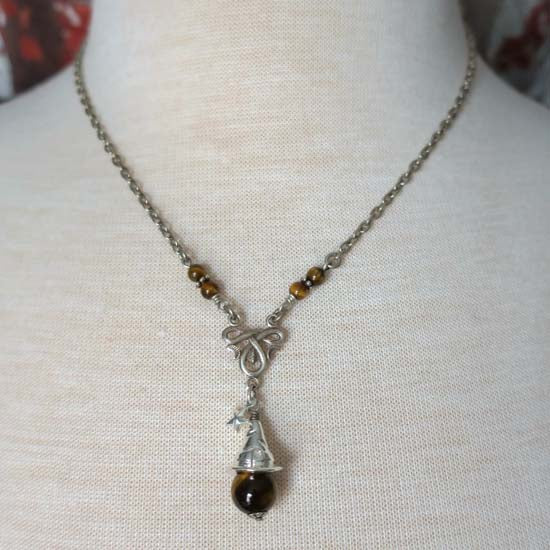 "Tiger Eye" Witch" Necklace