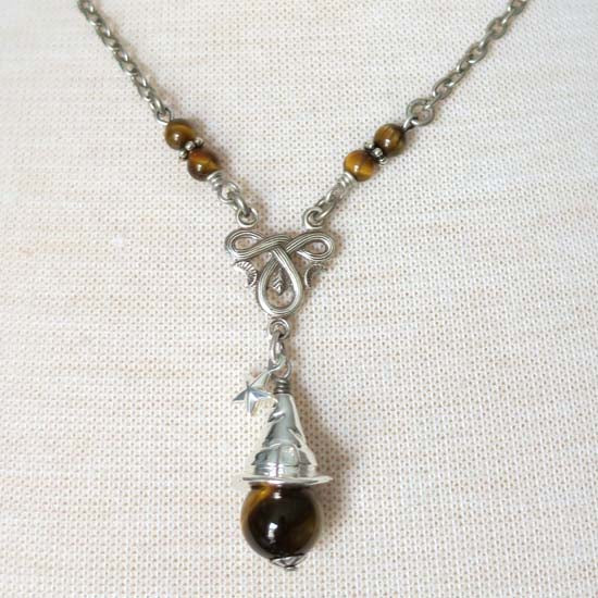 "Tiger Eye" Witch" Necklace