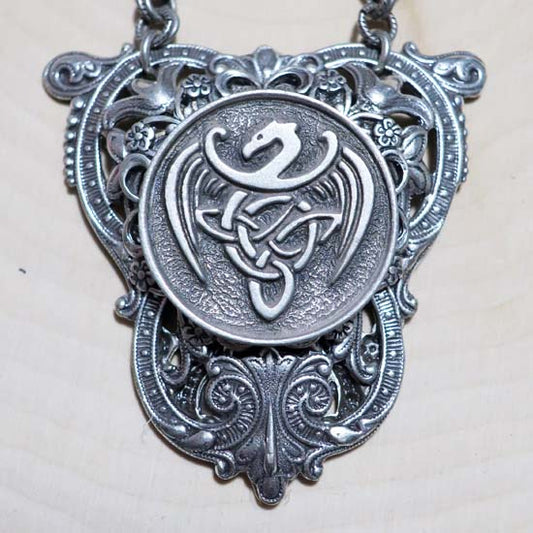 Wind Dragon Shield Necklace