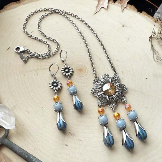 WINTER GARDEN Necklace and Earring Set