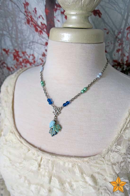 WINTER WOODS Necklace - antique silver A