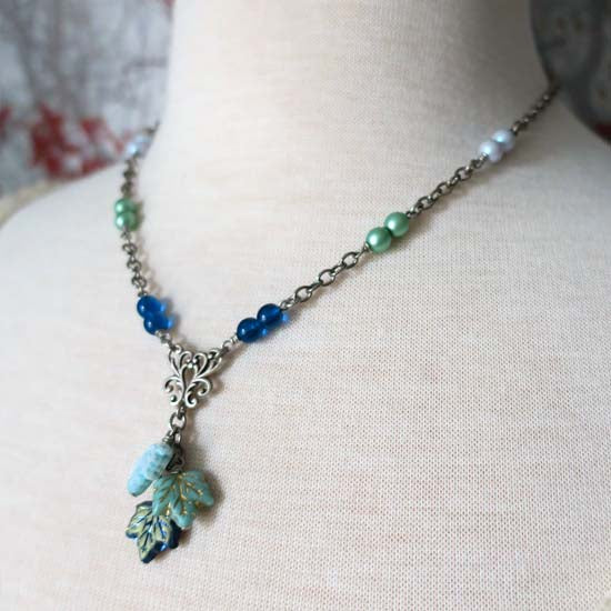 WINTER WOODS Necklace - antique silver A
