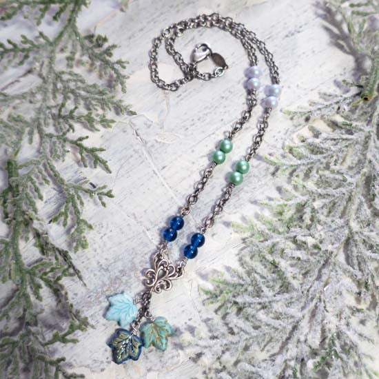 WINTER WOODS Necklace - antique silver A