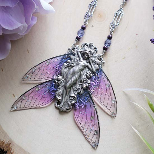 Magical Wings Necklace - Wisteria Fairy