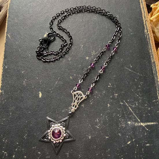 STAR WITCH Necklace - black