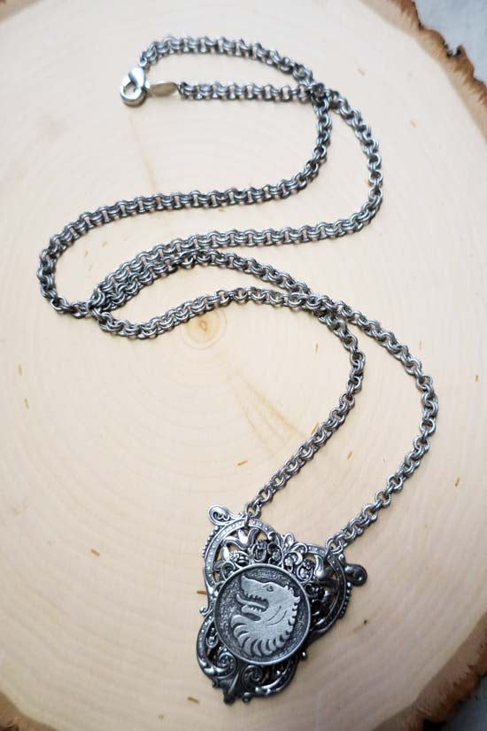 WOLF Shield Necklace