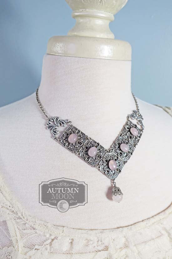 WANDERING SOUL - Necklace with Rose Quartz