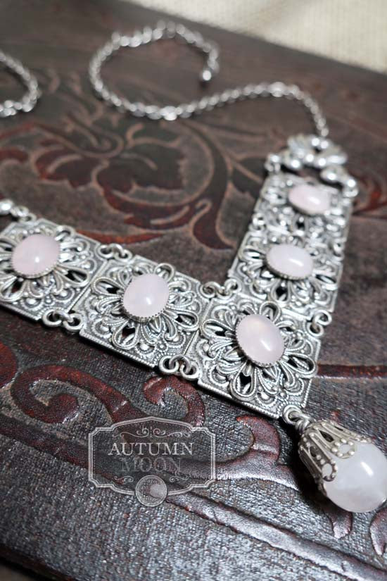 WANDERING SOUL - Necklace with Rose Quartz