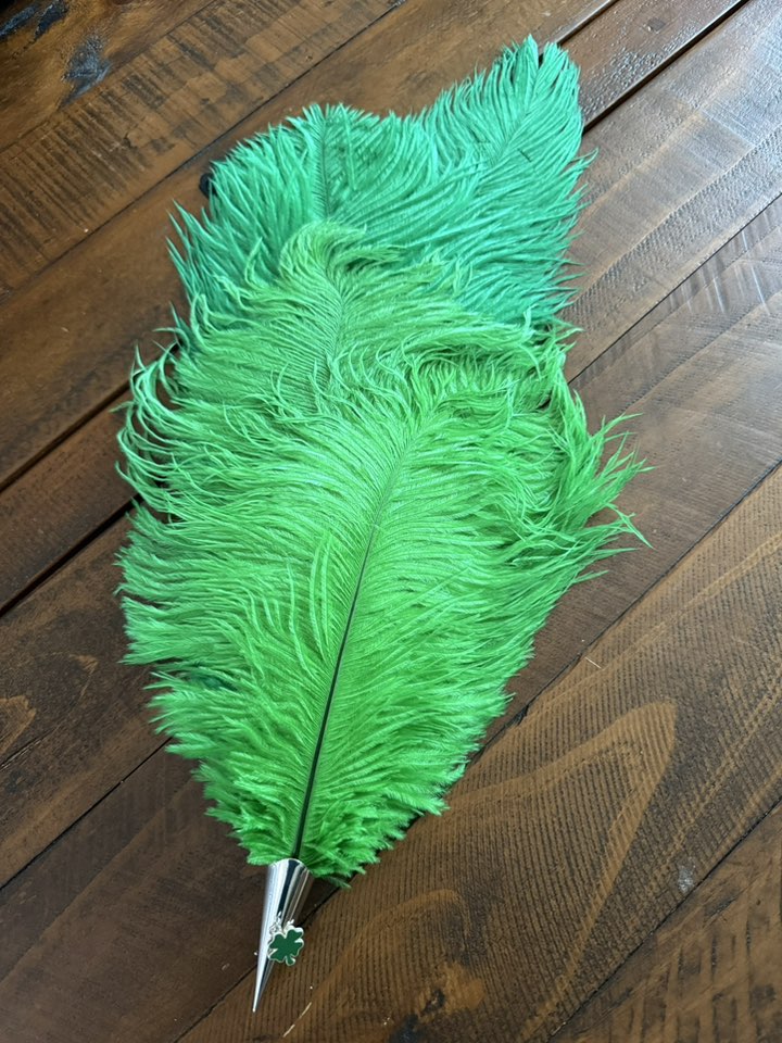 FEATHER HAT PIN - Large - B