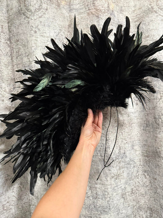 FEATHER MOHAWK - Black