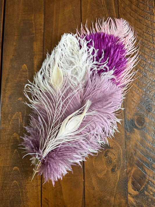 FEATHER HAT PIN - Small - C