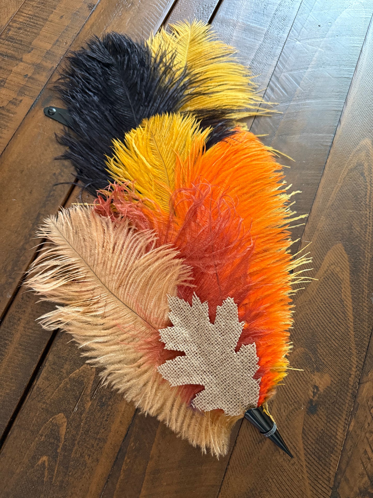 FEATHER HAT PIN - Large - G
