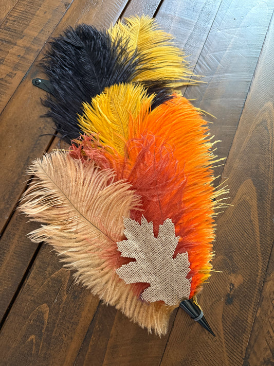 FEATHER HAT PIN - Large - G