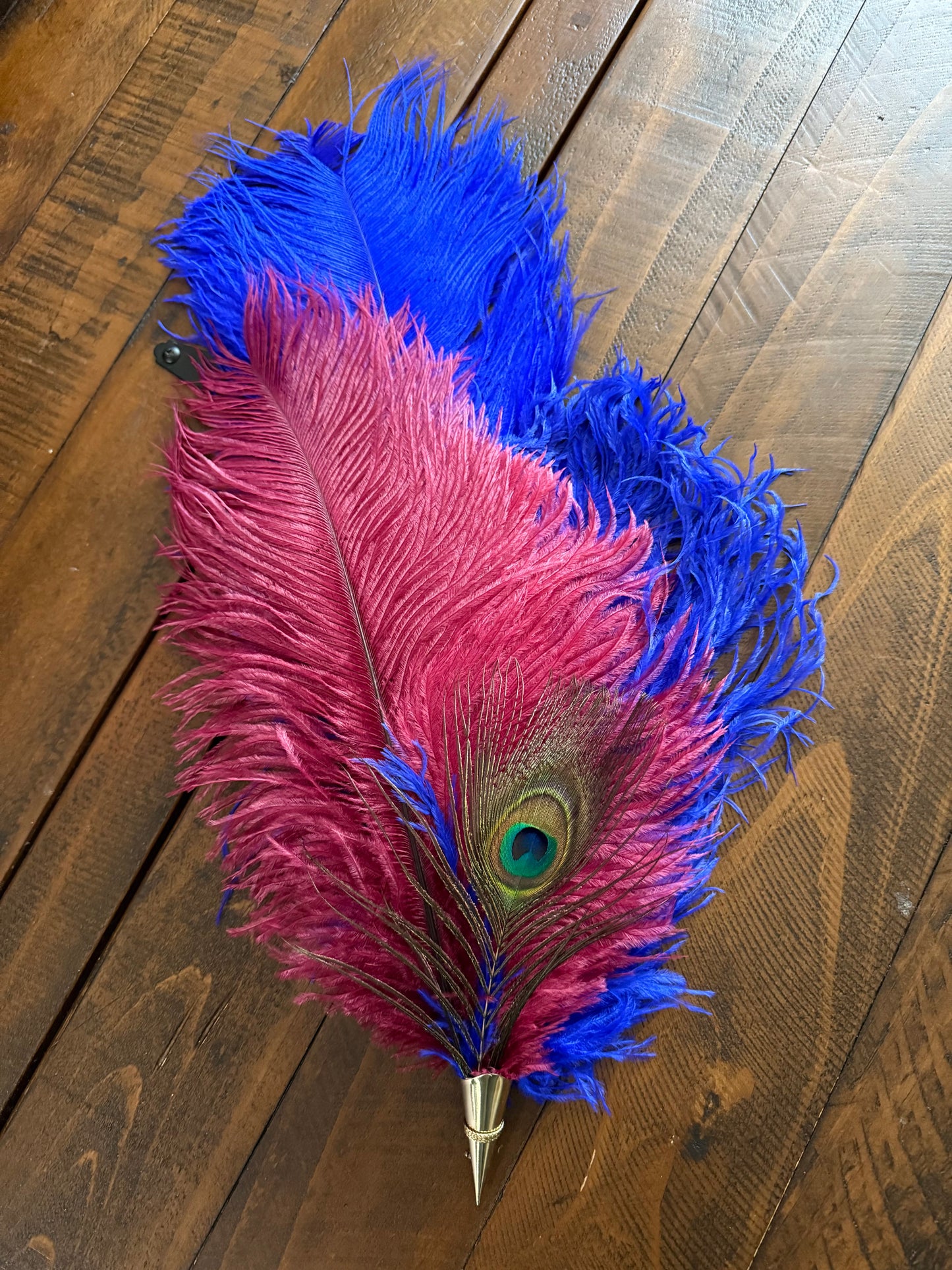 FEATHER HAT PIN - Large - D