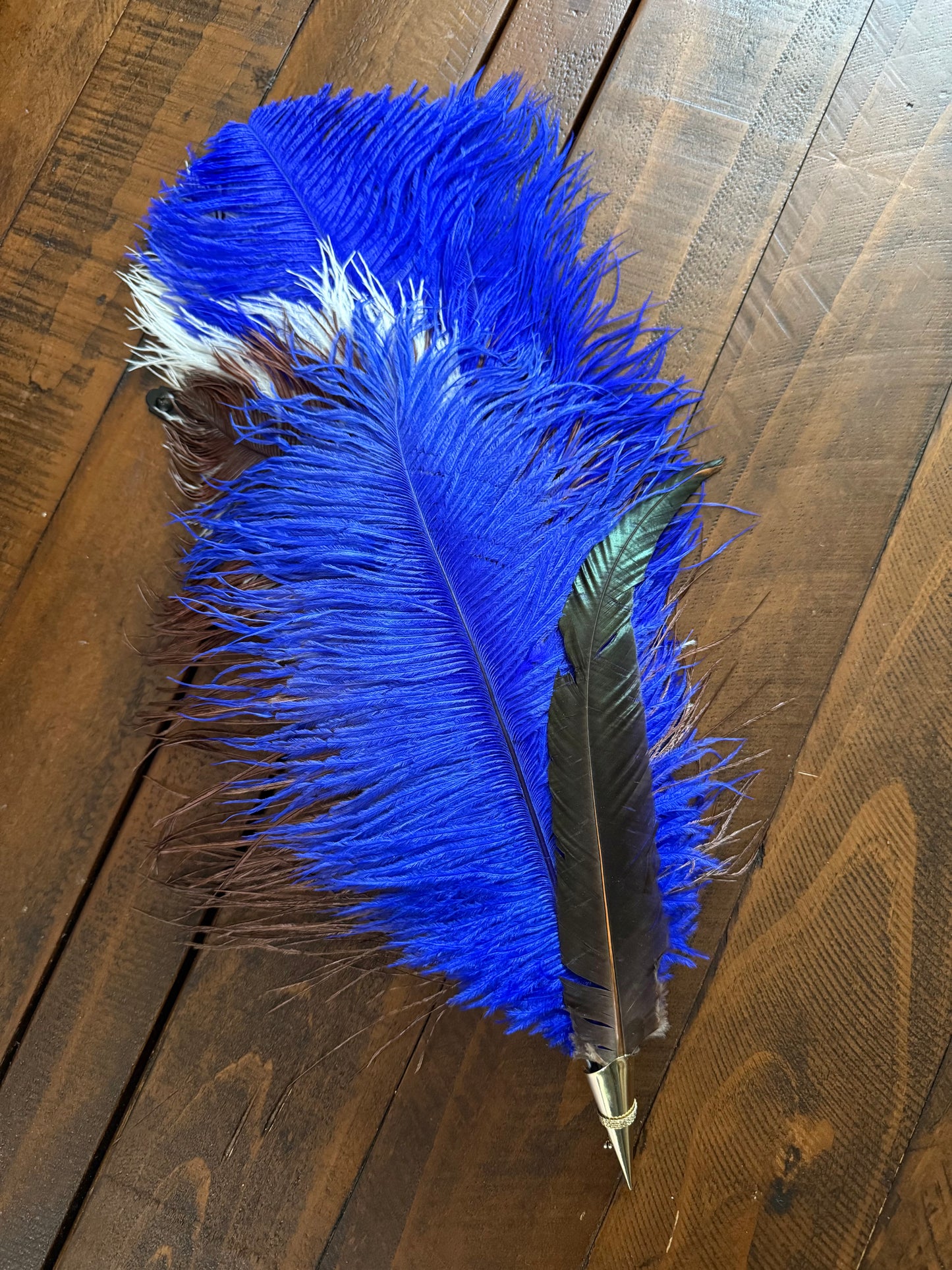 FEATHER HAT PIN - Large - F